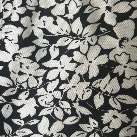 Ralph Lauren Black and White Floral Shirt - Picture 7 of 7